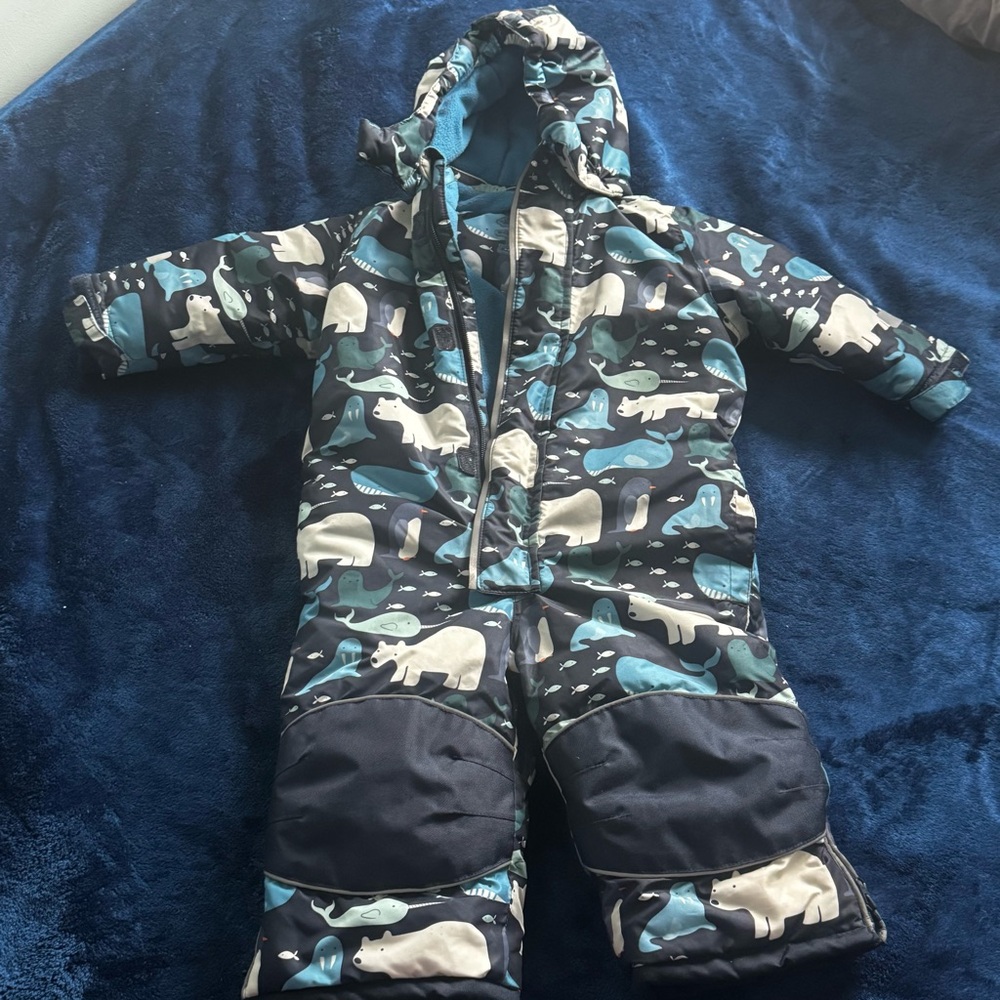 Tchibo TCM “Icelandic Adventure” Infant Snowsuit – Size 74/80 (6–12M)